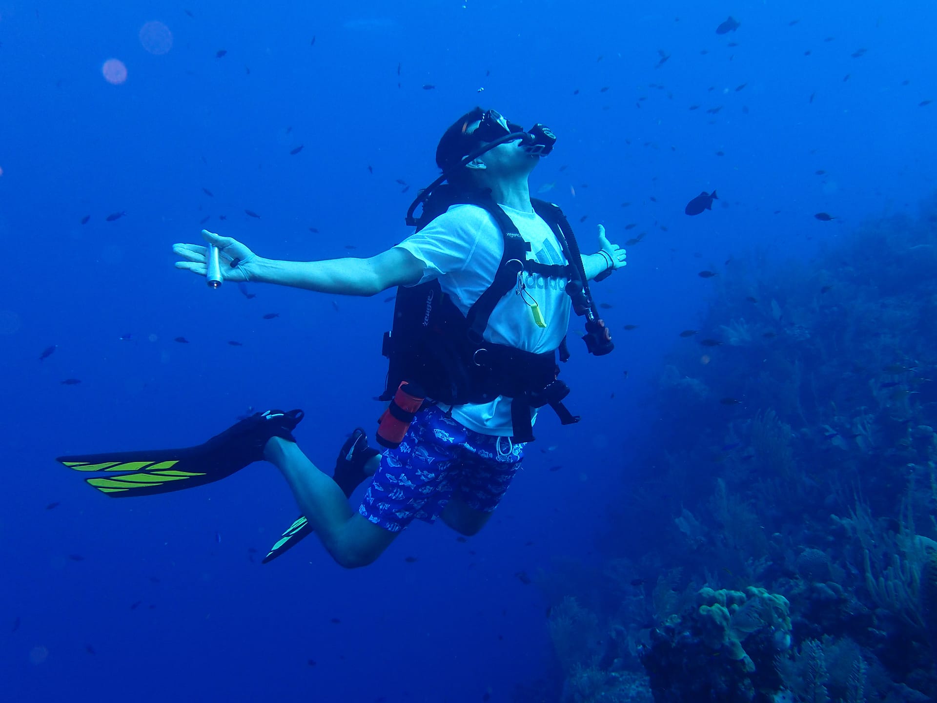 Dr. Izadi Scuba Diving with DiVentures, Omaha NE
